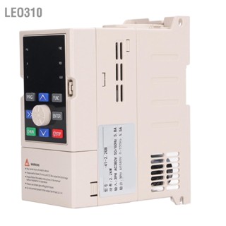  Leo310 380V 2.2KW 3HP VFD ไดรฟ์ความถี่ตัวแปรจอแสดงผลดิจิตอลอินเวอร์เตอร์ควบคุมเวกเตอร์สำหรับแกนหมุนมอเตอร์ควบคุมความเร็ว