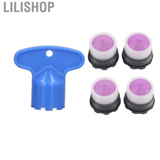 Lilishop 4 Pieces M16.5mm Sink Faucet Aerator 1.2GPM Flow Restrictor Bubble Tap BS