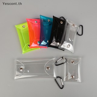 Yescont กล่องเก็บเหรียญ PVC แบบใส แฮนด์เมด