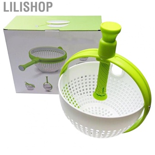 Lilishop Rotating Drain   Time Saving High Efficiency Salad Drainage  Multiple Holes  for Household Kitchen