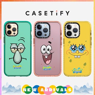 Casetify เคสโทรศัพท์มือถือแบบนิ่ม ใส กันกระแทก ลาย Sponge Baby and Good Friends สําหรับ IPhone 14 13 12 11 Pro MAX XR IX XS MAX