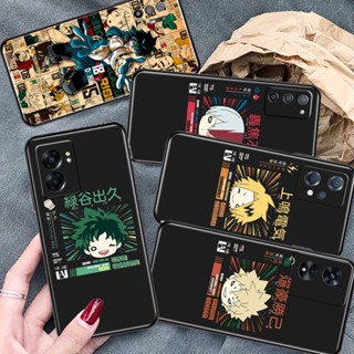 เคสโทรศัพท์มือถือซิลิโคน TPU กันกระแทก ลายการ์ตูนอนิเมะ My Hero Academia สําหรับ OPPO Realme 8 8S Q3 Q3I PRO C2 C3 C3I C11 2020 C15 C21Y C25Y 4G 5G