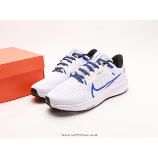 Nike AIR ZOOM PEGASUS 40 รองเท้าวิ่งลําลอง ผ้าตาข่าย ระบายอากาศ ดูดซับแรงกระแทก สําหรับคู่รัก