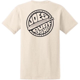 เสื้อยืด พิมพ์ลายกราฟฟิค Joes Surf Shop ขนาดใหญ่ ทรงปกติ