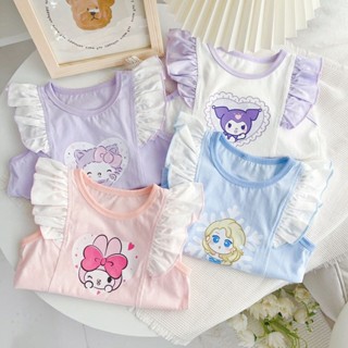 MAX BABY🐰พร้อมส่ง🐰เสื้อยืดเด็กผู้หญิง เสื้อยืดเด็ก เสื้อลายการ์ตูนสุดน่ารัก ชุดสำหรับเด็กผู้หญิง(794)