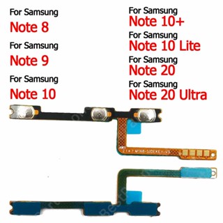 อะไหล่สายเคเบิ้ล เปิดปิดเสียง ของแท้ แบบเปลี่ยน สําหรับ Samsung Galaxy Note 8 9 10 Lite 10+ Plus 20 Ultra 5G