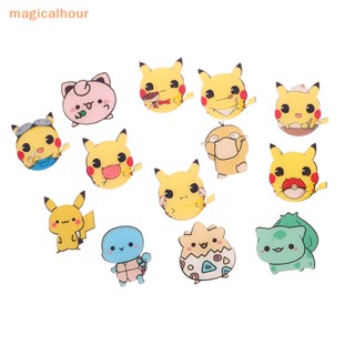 Magicalhour^^ คลิปหนีบกระดาษ อะคริลิค ลายการ์ตูนโปเกม่อน ปิกาจู