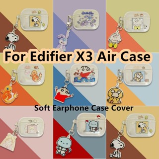 【Ĕϟ】เคสหูฟัง แบบนิ่ม ลายการ์ตูนอนิเมะ สําหรับ Edifier X3 Air Edifier X3 Air