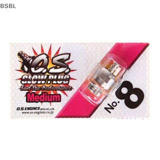 Bsbl ปลั๊กเรืองแสงเครื่องยนต์ OS 2 จังหวะ OS8 NO.8 OS8 สําหรับเครื่องยนต์ OS BL 1 ชิ้น