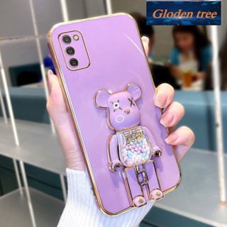 เคสโทรศัพท์มือถือ ซิลิโคนนุ่ม กันกระแทก ลายต้นไม้ Gloden สําหรับ samsung a03s a02s