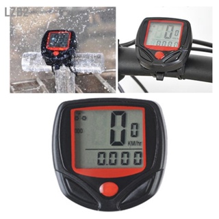 LZB2 จักรยาน Speedometer รหัสภาษาอังกฤษแบบมีสายกันน้ำเป็นมิตรกับสิ่งแวดล้อมหน้าจอใสขี่จักรยานคอมพิวเตอร์สำหรับจักรยาน