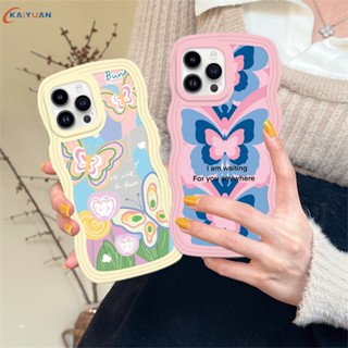 เคสโทรศัพท์มือถือ TPU ลายผีเสื้อ หลากสี สําหรับ OPPO A17 A57 A77S A78 A58 Reno 8T A15 A16K A54 A12 A5S A7 A8 A94 A93 A3S A11k A53 A31 A52 A74 A95 A96 A92 A37 F9 Pro A76 A36 5F A9