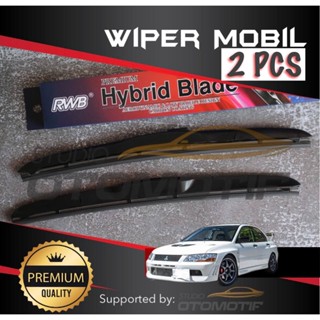 ที่ปัดน้ําฝน LANCER EVO 7 GTA 2001-2003 HYBRID GRAPHITE RWB 2 ชิ้น