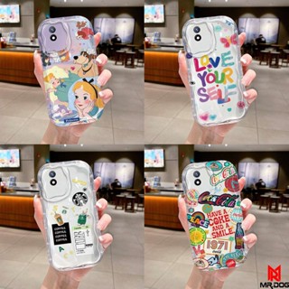 เคส VIVO Y02 Y02A กรณีโทรศัพท์มือถือลายน่ารักครีม TYNYW