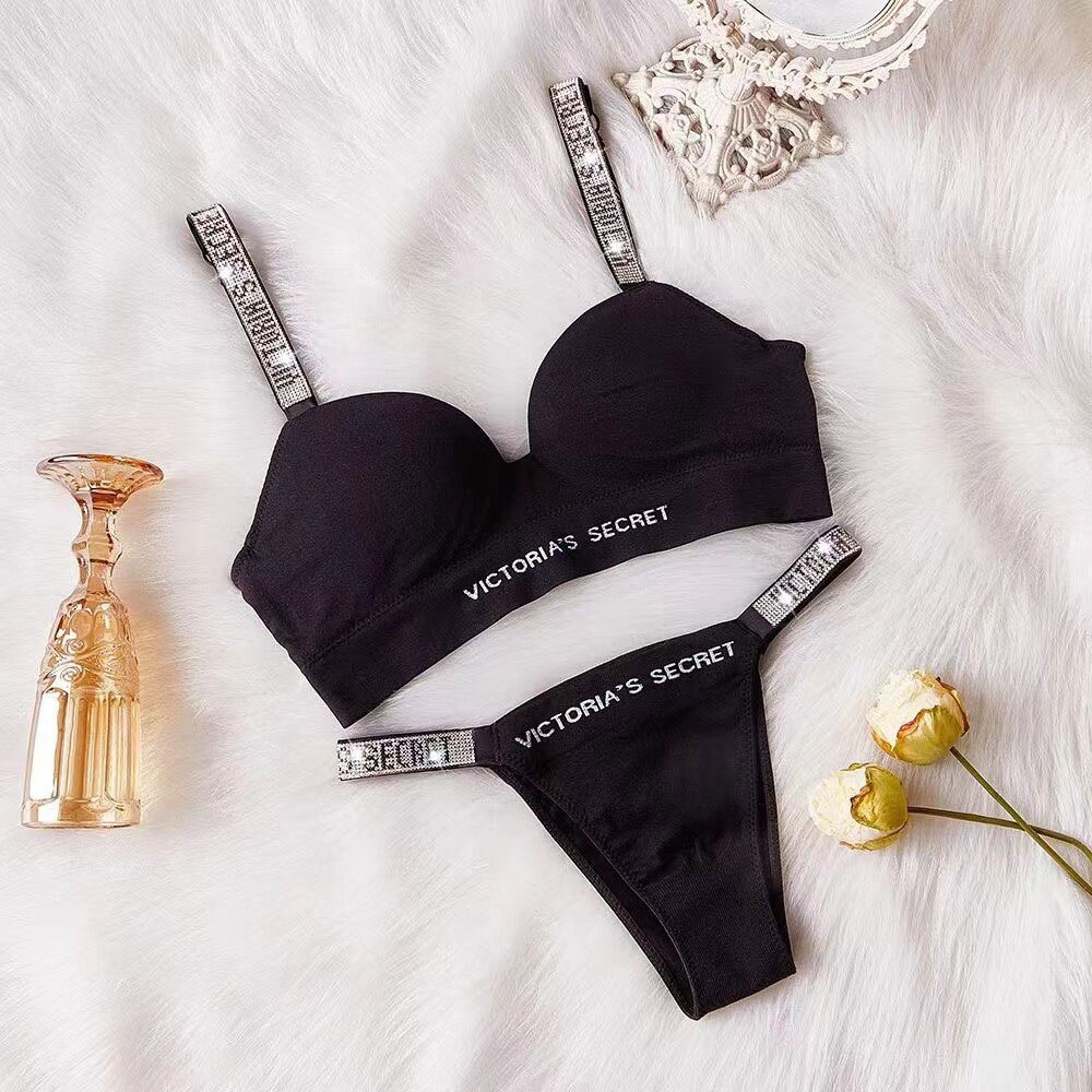 Victoria's Secret ชุดชั้นใน ดันทรง ขนาดใหญ่ ใส่สบาย เซ็กซี่ สําหรับผู้หญิง SUAM