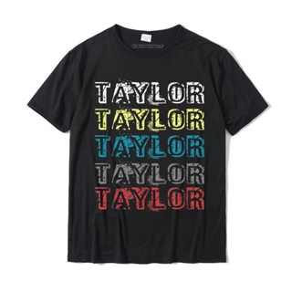 เสื้อยืด ผ้าฝ้าย ขนาดใหญ่ พิมพ์ลายหัวใจ TAYLOR สไตล์เรโทร เหมาะกับของขวัญ สําหรับผู้ชาย และผู้หญิง