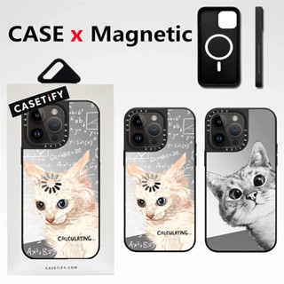 CASETIFY【โหลด Peekaboo】เคสโทรศัพท์มือถือแบบแข็ง กันกระแทก พร้อมกล่องใส่บัตร คุณภาพสูง สําหรับ iPhone 14 Pro Max 12 13 Pro Max