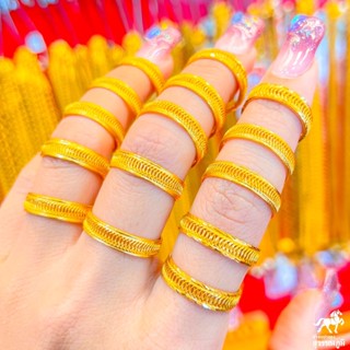แหวนทองคำแท้ครึ่งสลึง 1.9 กรัม ลายโรมิโอ การันตีทองคำแท้ 96.5% ขายได้ จำนำได้ มีใบรับประกันสินค้า