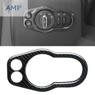 ⚡READYSTOCK⚡Carbon Fiber Style Headlight Switch Cover Trim Fit For Cooper F55 F56 trim