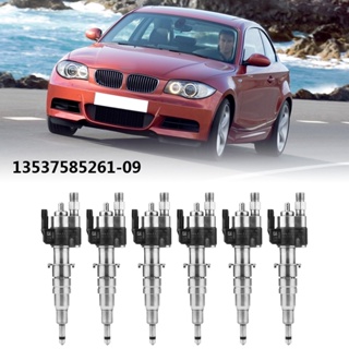 YiChe หัวฉีดน้ำมันเชื้อเพลิง 6 ชิ้นสำหรับ BMW 135i 335i 535i 650i 740i 750i X6 13537585261-09