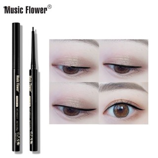 Music Flower 8 Color Gel Eyeliner Pencil Automatic Waterproof Eye Makeup Long Lasting Shimmer Eye Liner nuuo