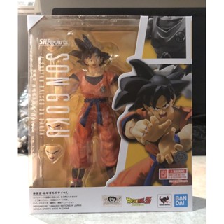 พร้อมส่ง Bandai SHF Dragon Ball Z Son Goku Earth Growing Saiyan โกคู ปลูกผม สีดํา