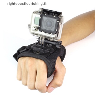 Righteousflourishs.th สายรัดข้อมือ หมุนได้ 360 องศา สําหรับกล้อง Xiaomi Yi OSMO MAX SJCAM SJ4000 SJ5000