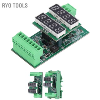 Ryo Tools เซ็นเซอร์ตรวจจับโมดูลส่งสัญญาณอุณหภูมิจอแสดงผลดิจิตอลความแม่นยำสูง 2PT100 WSM03-01