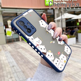 เคสโทรศัพท์มือถือ ซิลิโคนแข็ง กันกระแทก ลายการ์ตูนแมวน่ารัก สําหรับ Xiaomi 12T Pro 11T Pro