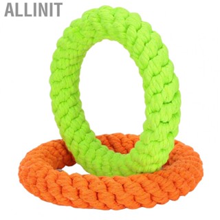 Allinit Cotton Rope Dog Chew Toys Corrective Behavior Heavy Duty Toy for Training Playing Small Medium