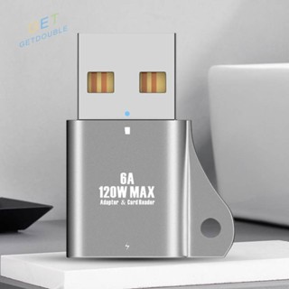 [Getdouble.th] อะแดปเตอร์การ์ดรีดเดอร์ OTG USB เป็น Type-C ตัวเมีย [Getdouble.th]