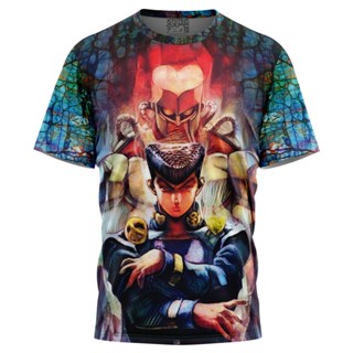 เสื้อยืด พิมพ์ลาย Trippy Josuke Shining Diamond Jojos Bizarre Adventure สําหรับผู้ชาย