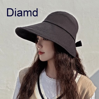 Diamd หมวกบักเก็ต กันแดด ป้องกันรังสียูวี พับได้ แฟชั่นฤดูร้อน สําหรับผู้หญิง