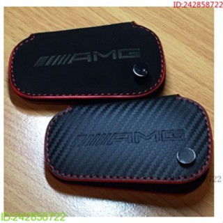 เคสกุญแจรีโมทรถยนต์ หนังวัวแท้ สําหรับ BENZ AMG CLA GLA w211 A B C E CLA GLK GLE GLS
