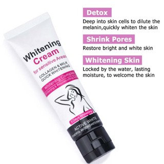  75g aichun pore cleaning skin cream armpit whitening cream is rich in Nicotinamide and glycerin to improve dry and rough skin, whiten joint black