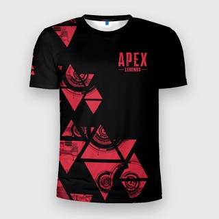 เสื้อยืด พิมพ์ลาย 3 มิติ ทรงสลิม Apex Legends 3 มิติ สําหรับผู้ชาย