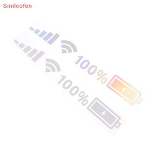 [Smileofen] ใหม่ สติกเกอร์ไวนิล WiFi สําหรับติดตกแต่งกระจกรถยนต์ โทรศัพท์มือถือ