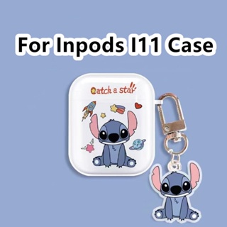 【Trend Front】เคสหูฟัง แบบนิ่ม แบบใส ลายการ์ตูน สําหรับ Inpods i11 i11