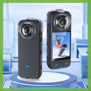 ฝาครอบเลนส์กล้องแอคชั่น PC HD แบบใส สําหรับ Insta360 One X3