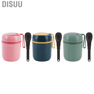 Disuu Double Layer Insulated  Jar 480ml 304 Stainless Steel Thermal Soup Con