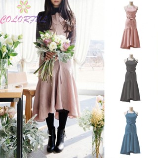 【COLORFUL】New High Quality Women Apron Pinafore Aprons Cotton+Linen Durable Garden