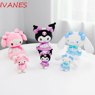 IVANES หมอนตุ๊กตานุ่ม รูปการ์ตูน Kuromi My Melody ของเล่นสําหรับเด็ก