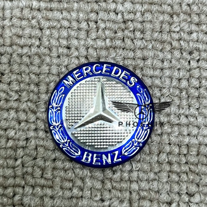 MERCEDES โลโก้ EMBLEM GEAR LEVER SHIFT KNOB W204 W212 29 มม. สติ๊กเกอร์ - ข้าวสีฟ้า