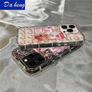 เคสป้องกันโทรศัพท์มือถือ แบบนิ่ม ลายหมี กันกระแทก กันรอยขีดข่วน สําหรับ Apple Iphone 14promax 13 12 11 7 8plus 6YN6