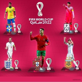 Si FIFA โมเดลฟิกเกอร์ อนิเมะ Qatar World Cup Messi Neymar Cairo Azhar 2022 สําหรับตกแต่งบ้าน