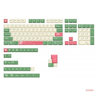 Zzz ปุ่มกดคีย์บอร์ด PBT 136 คีย์ PBT DYE SUB สีชอล์ก สําหรับคีย์บอร์ด Mechanical