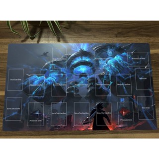 Yugioh Playmat Cat Shark &amp; Gigantic Splight TCG แผ่นรองเมาส์เกมเทรดดิ้งการ์ด