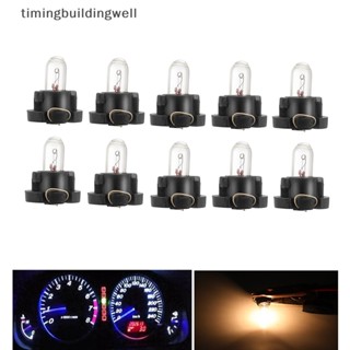 Twth หลอดไฟ T3 T4.2 LED 5 ชิ้น สําหรับติดรถยนต์ QDD