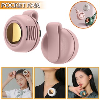 USB Rechargeable Portable Mini Neck Waist Clip On Fan Personal Cooler Outdoor