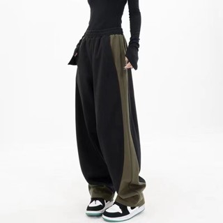 Massimo กางเกงขายาว กางเกง Retro Hip Hop Pants 2023 NEW Style 071721